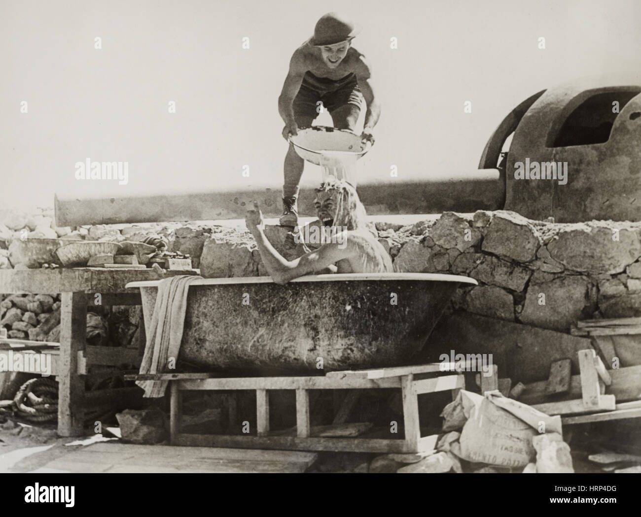 Dem zweiten Weltkrieg, abwaschen des Krieges, 1940er Jahre Stockfoto