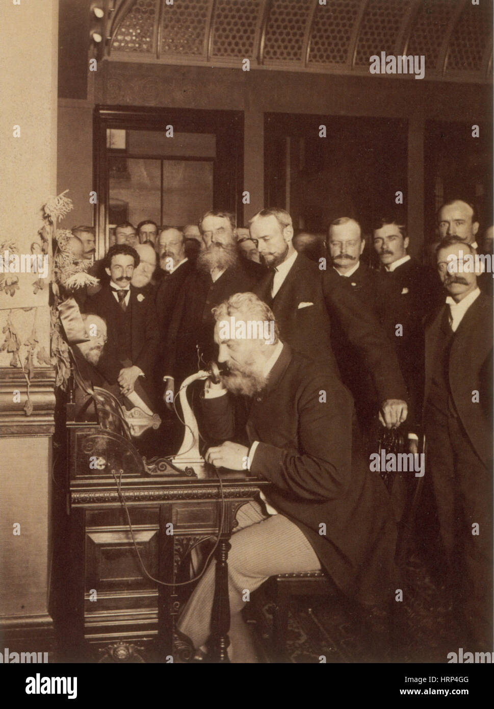 Alexander Graham Bell, Erfinder des Telefons Stockfoto