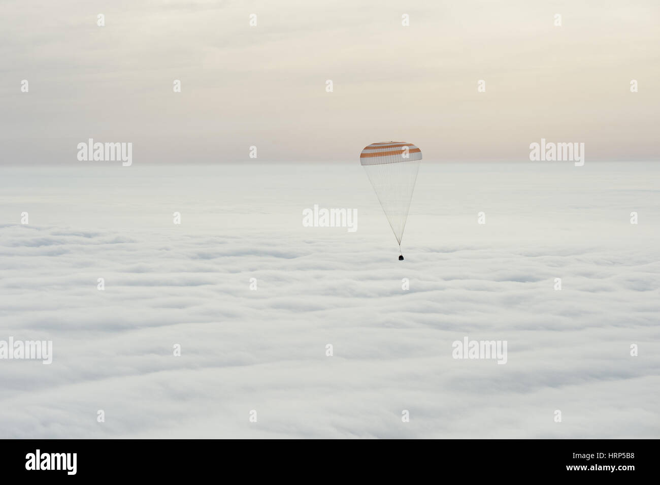 Sojus TMA - 18M Sonde Abstammung, 2016 Stockfoto