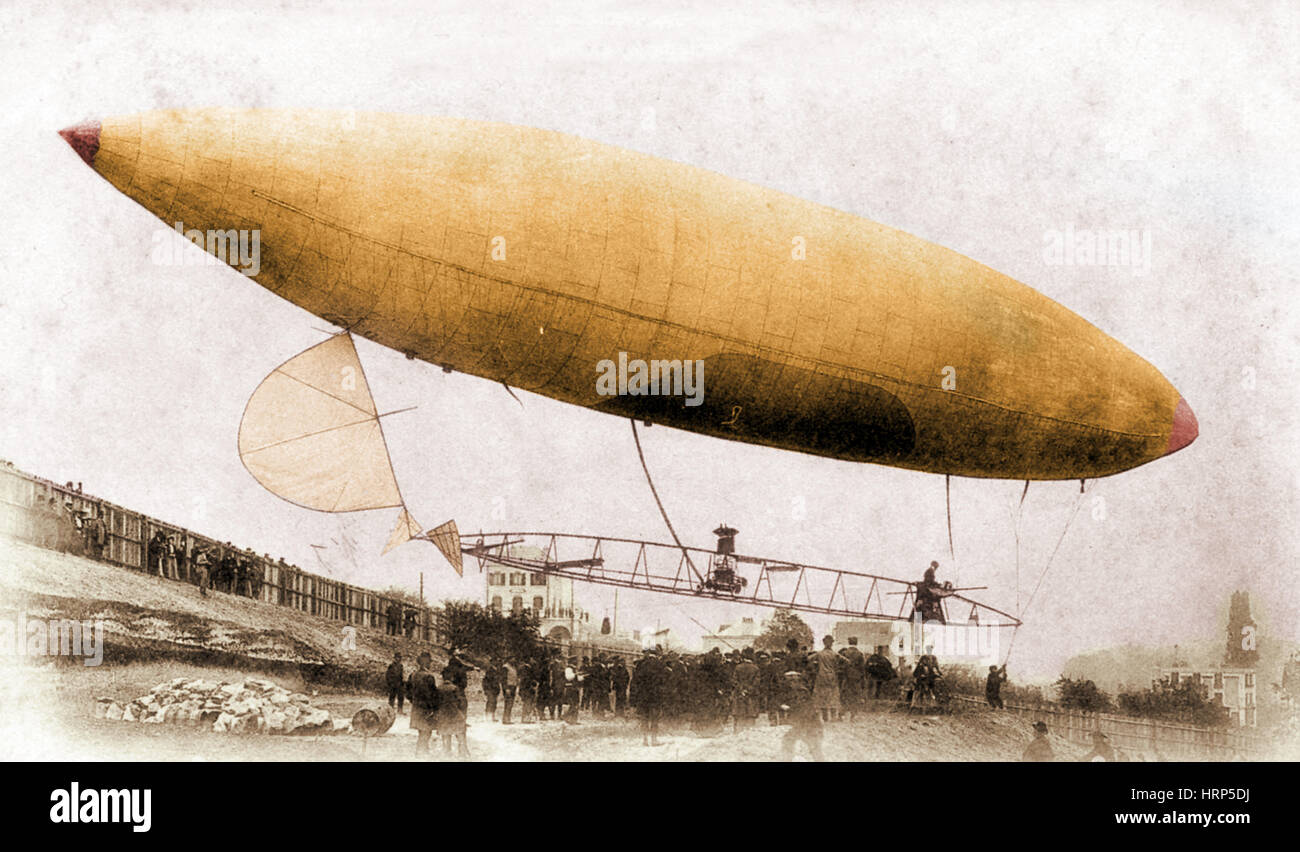 Santos-Dumont Nr. 6, 1901 Stockfoto