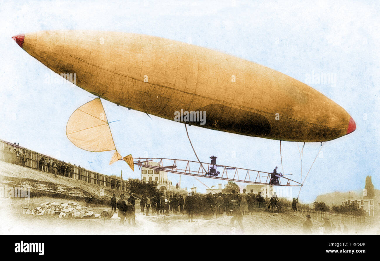 Santos-Dumont Nr. 6, 1901 Stockfoto