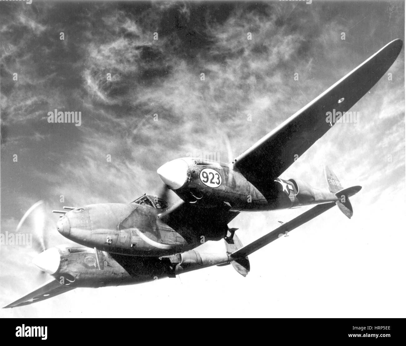 Dem zweiten Weltkrieg, Lockheed P-38 Lightning, 1940er Jahre Stockfoto