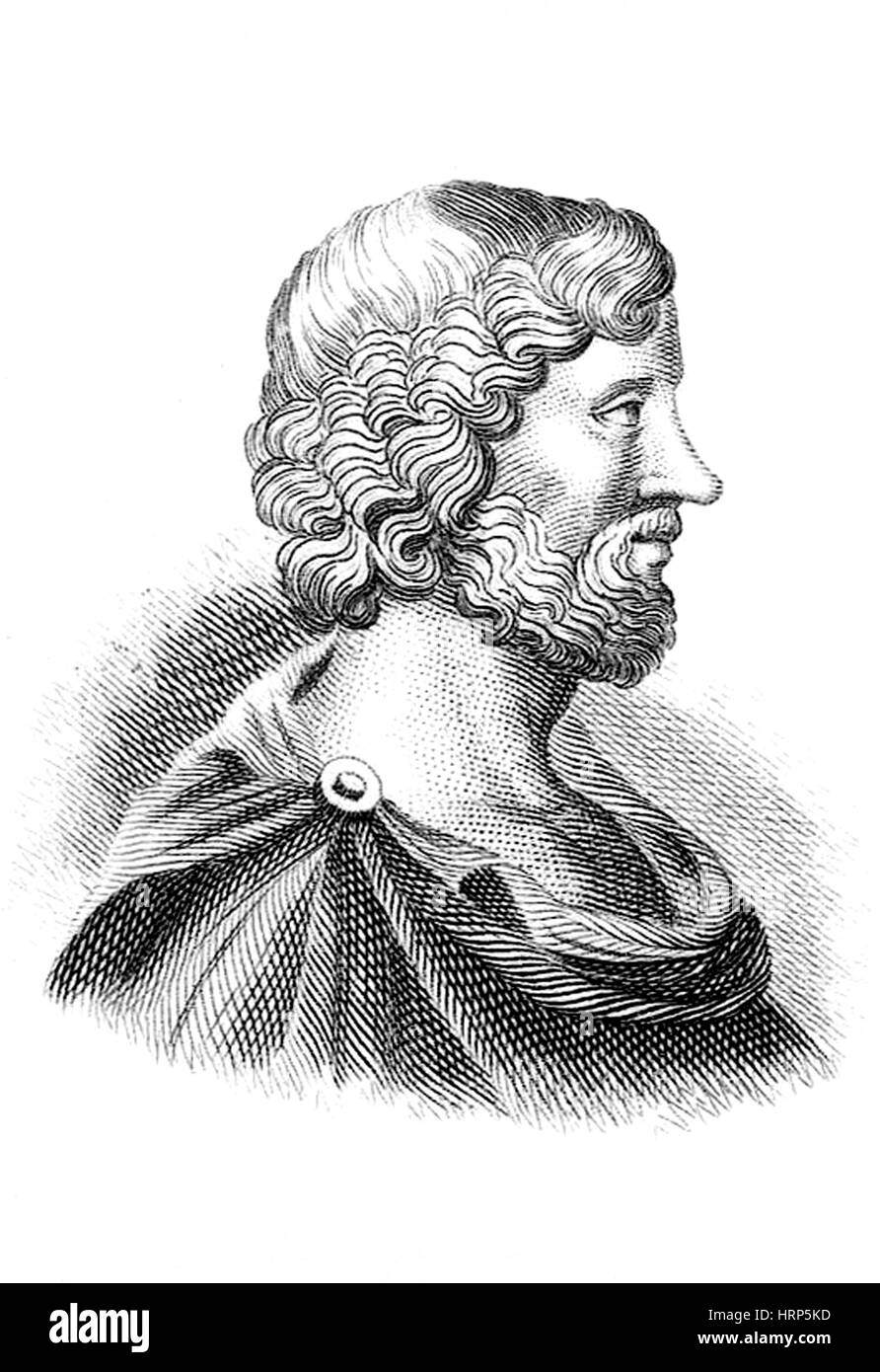 Aristippos von Kyrene, der griechische Philosoph Stockfoto