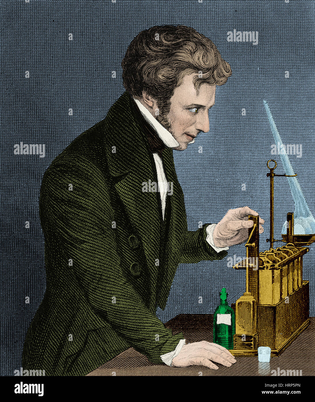 Michael Faraday, englischer Chemiker und Physiker Stockfoto