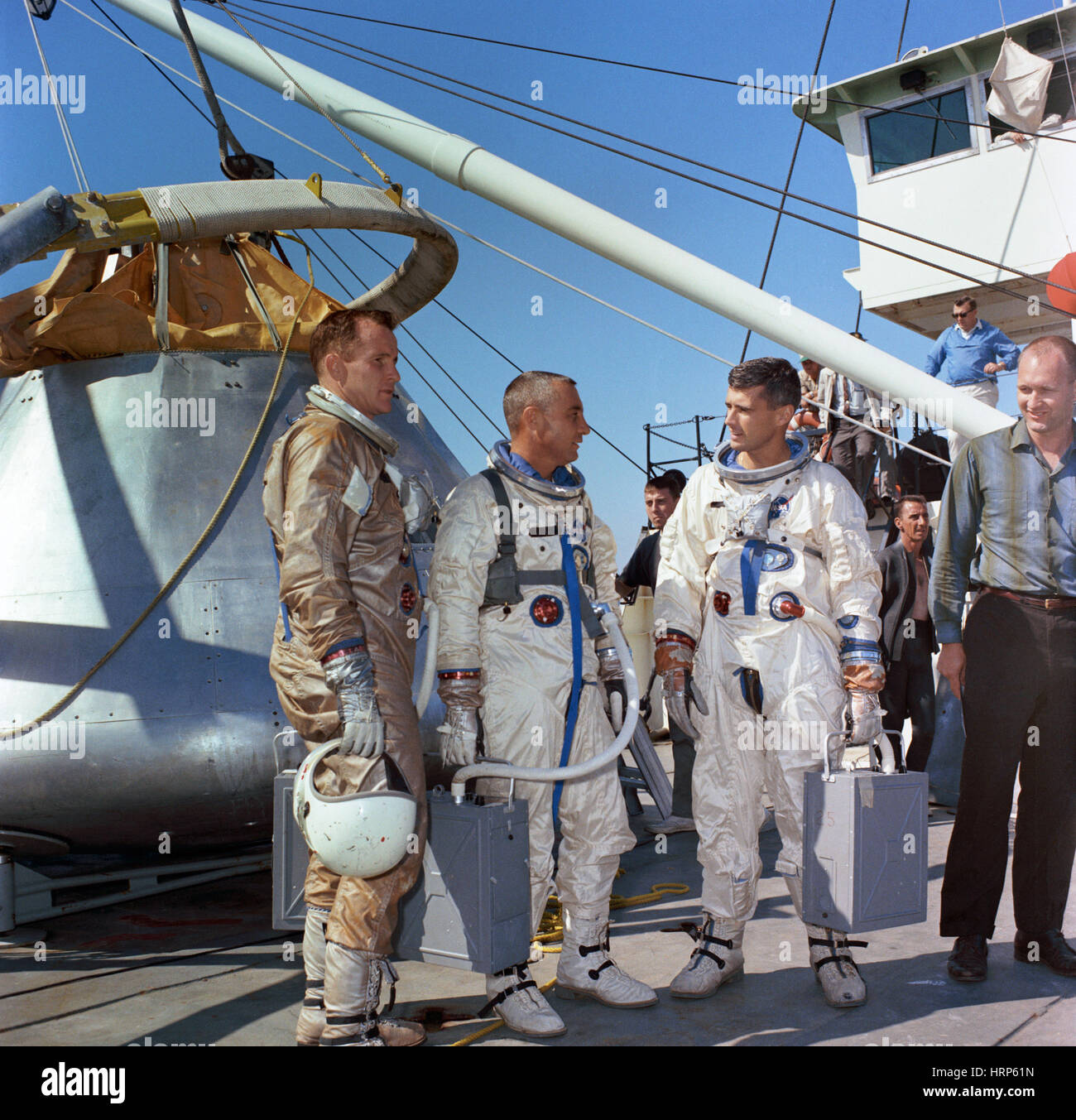 Apollo 1 Prime Crew, 1967 Stockfoto
