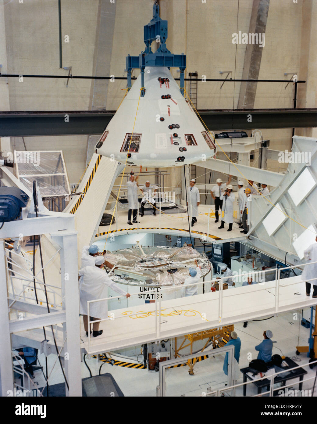Apollo 6, Monitorbox, 1968 Stockfoto