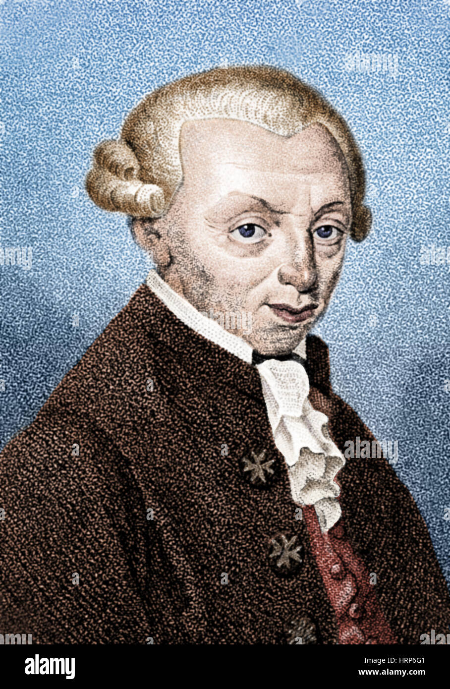 Immanuel Kant, deutscher Philosoph Stockfoto