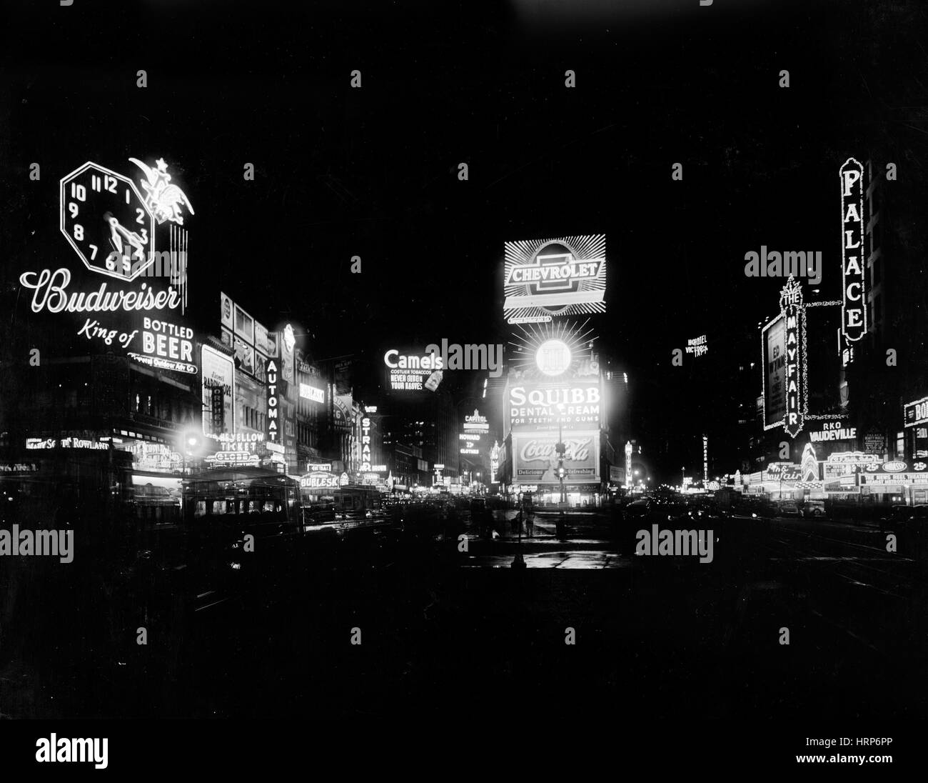 New York, Times Square, 1934 Stockfoto