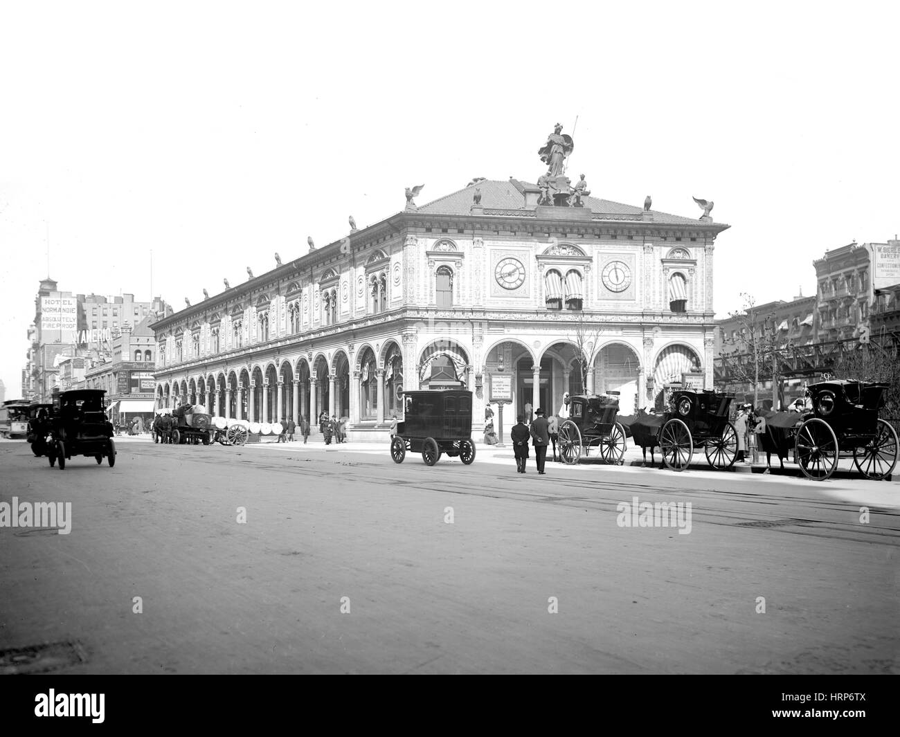 New York City, New York Herald-Gebäude, 1900 s Stockfoto