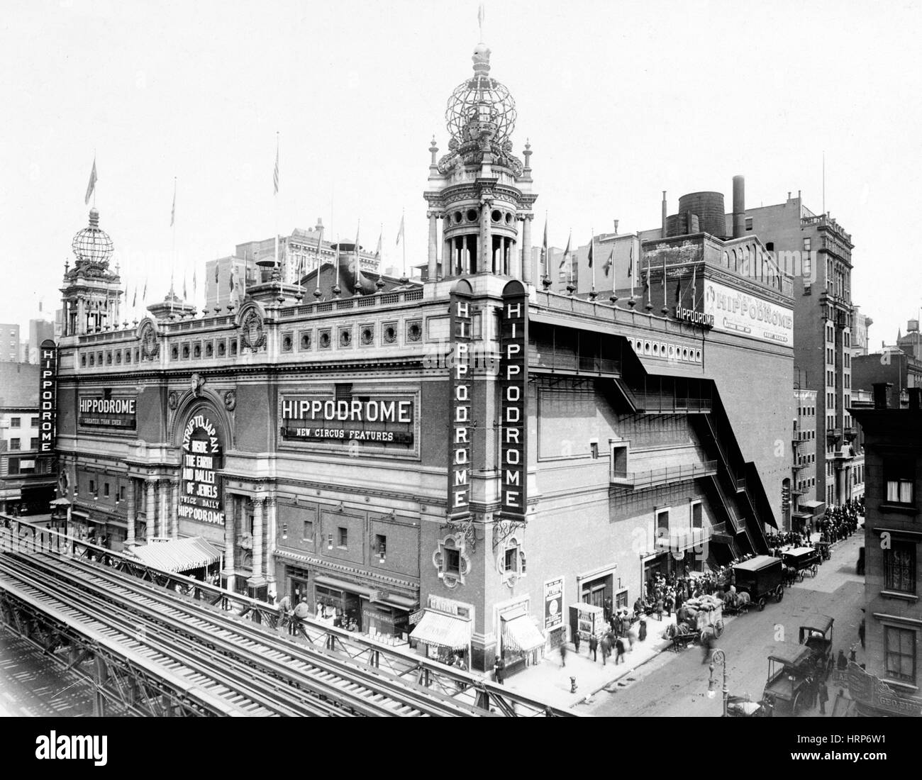 NYC, Hippodrome Theatre, 1910 Stockfoto
