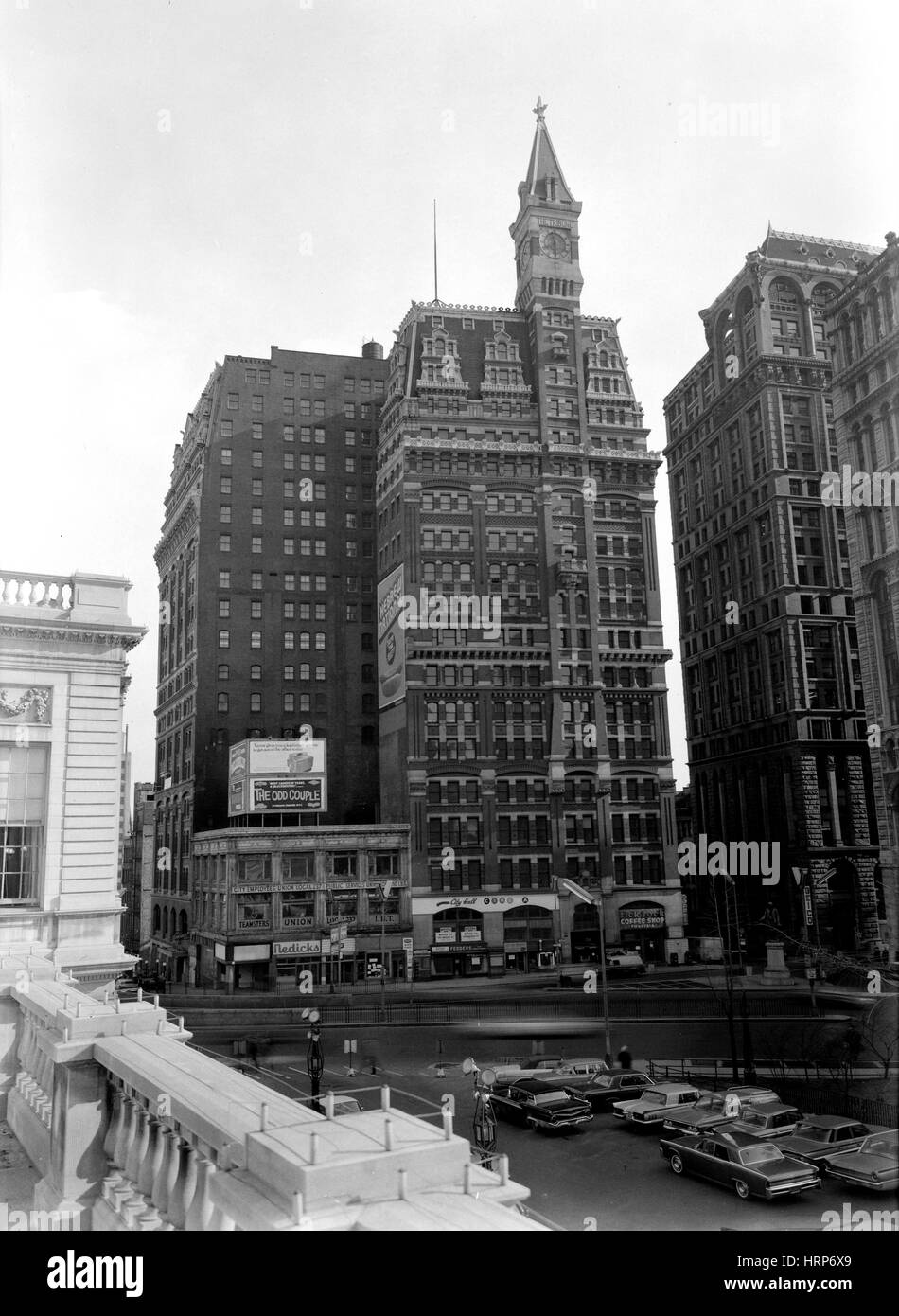 New York City, New York Tribune Tower, 1966 Stockfoto