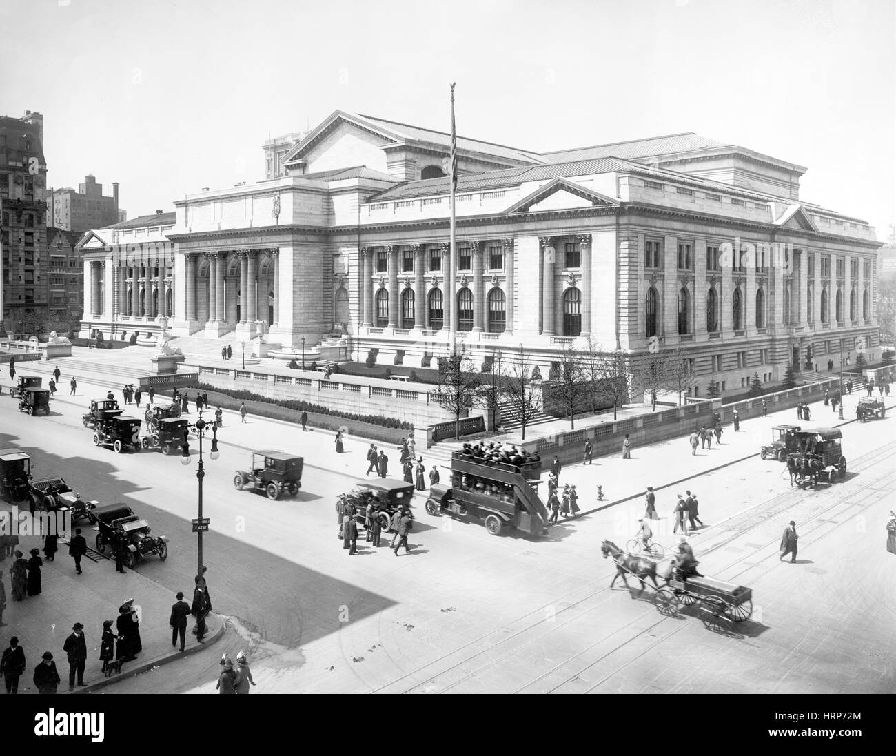 New York Public Library, Zweig, 1910er Jahre Stockfoto