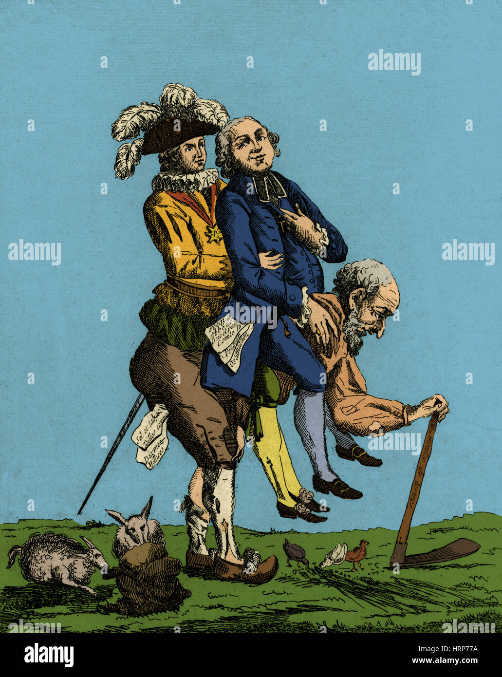 Französische Revolution von 1789 Generalstände Stockfoto