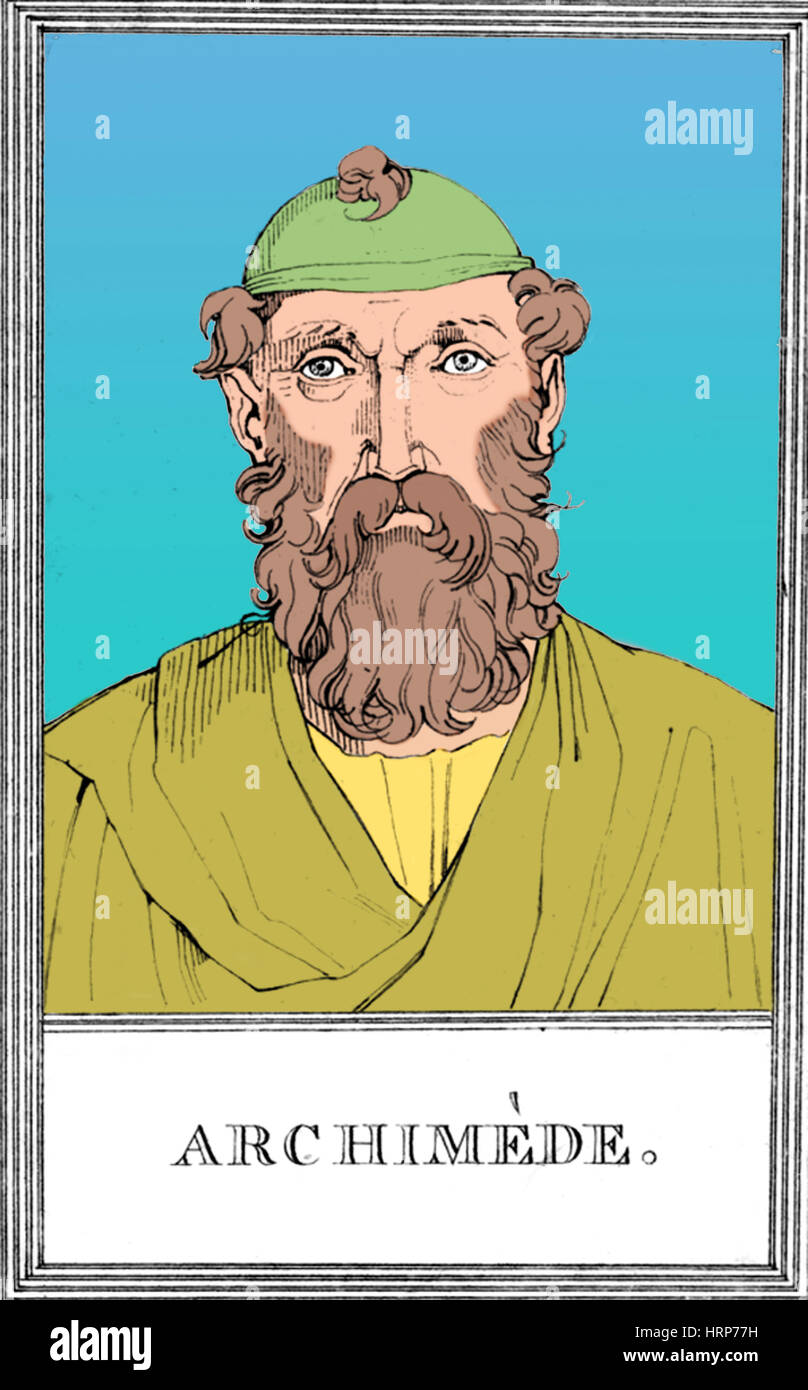 Archimedes, antiken griechischen Universalgelehrter Stockfoto