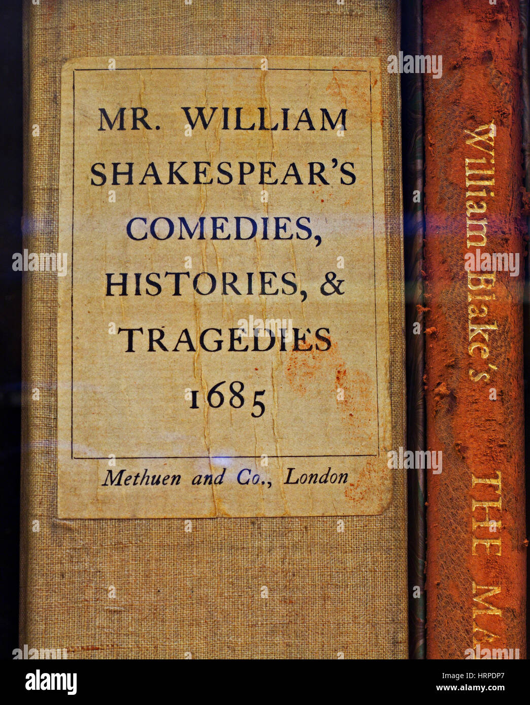 Herr William Shakespear Komödien, Geschichten und Tragödien ein sehr seltenes und wertvolles Buch Stockfoto