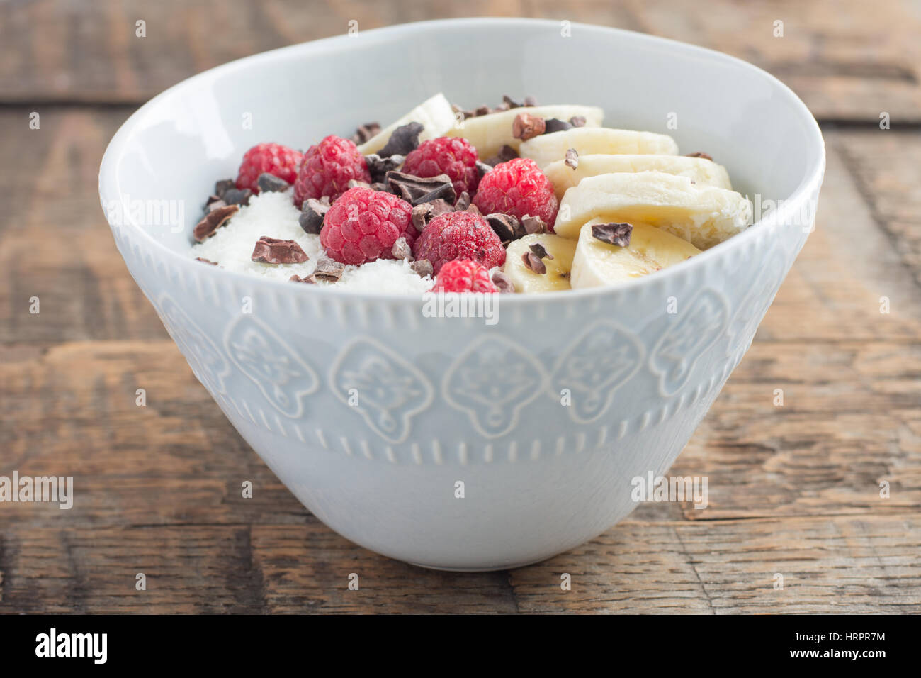 Gesundes Fruhstuck Griechischer Joghurt Mit Fruchten Stockfotografie Alamy