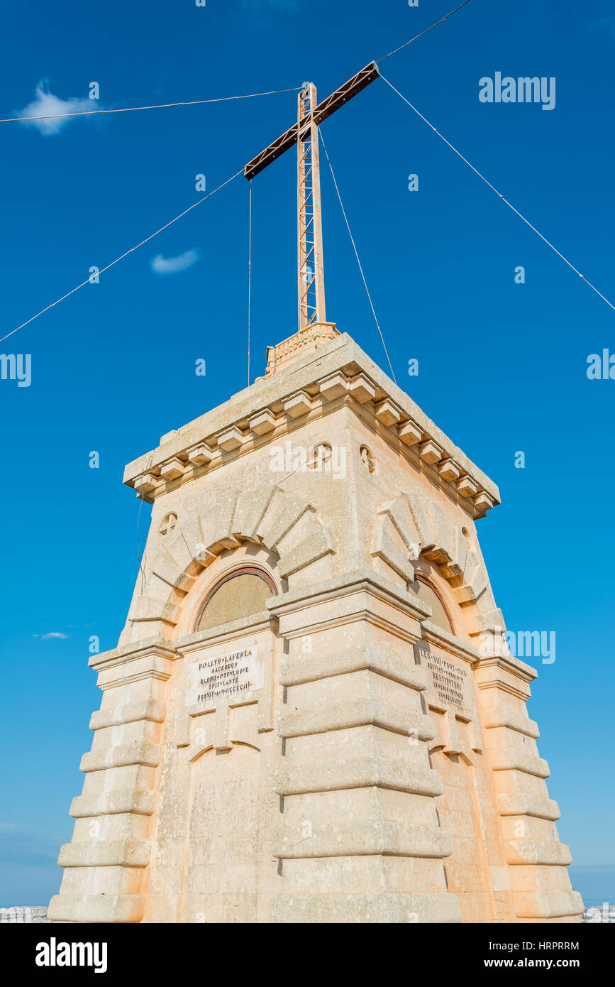 Laferla Cross in den Grenzen von Siggiewi, Malta Stockfoto