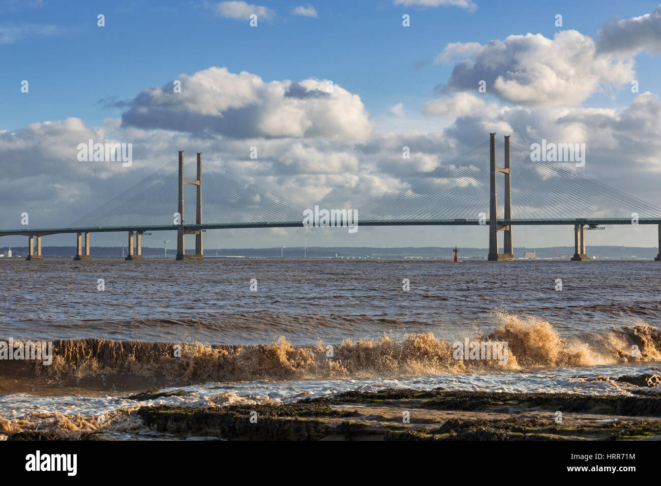 Die zweite Severn Überfahrt. Stockfoto