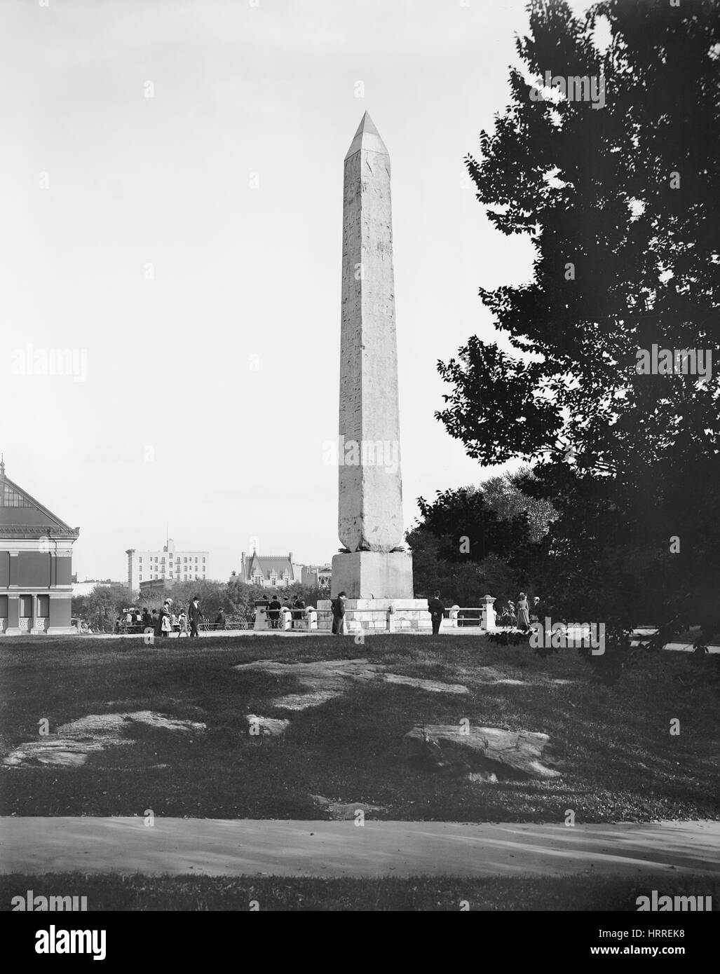 Obelisk, Central Park, New York City, New York, USA, Detroit Publishing Company, 1900 Stockfoto