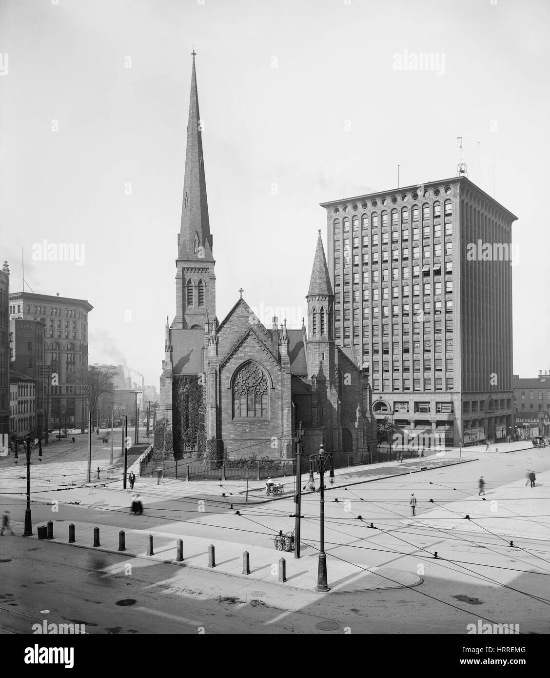 St. Pauls Kirche, Buffalo, New York, USA, Detroit Publishing Company, 1900 Stockfoto
