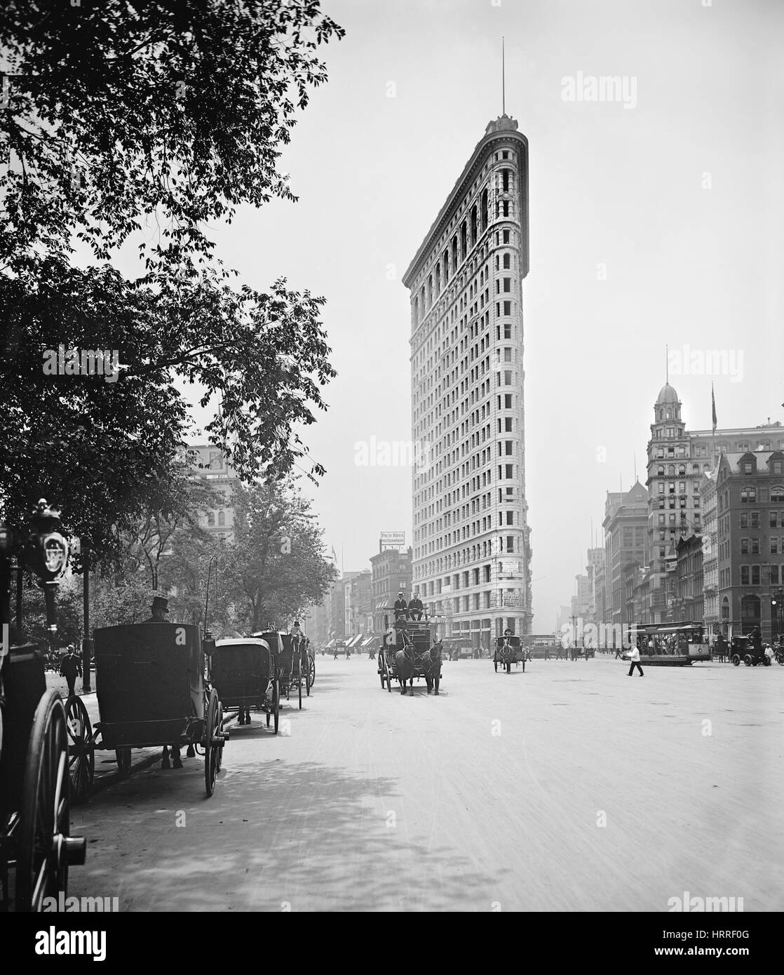 Flatiron Building, New York City, New York, USA, Detroit Publishing Company, 1902 Stockfoto