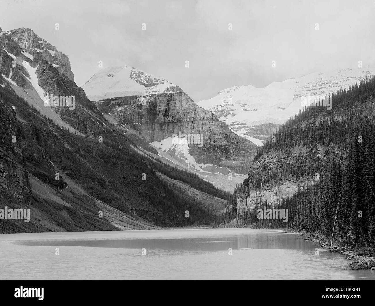 Lake Louise, Alberta, Kanada, Detroit Publishing Company, 1903 Stockfoto