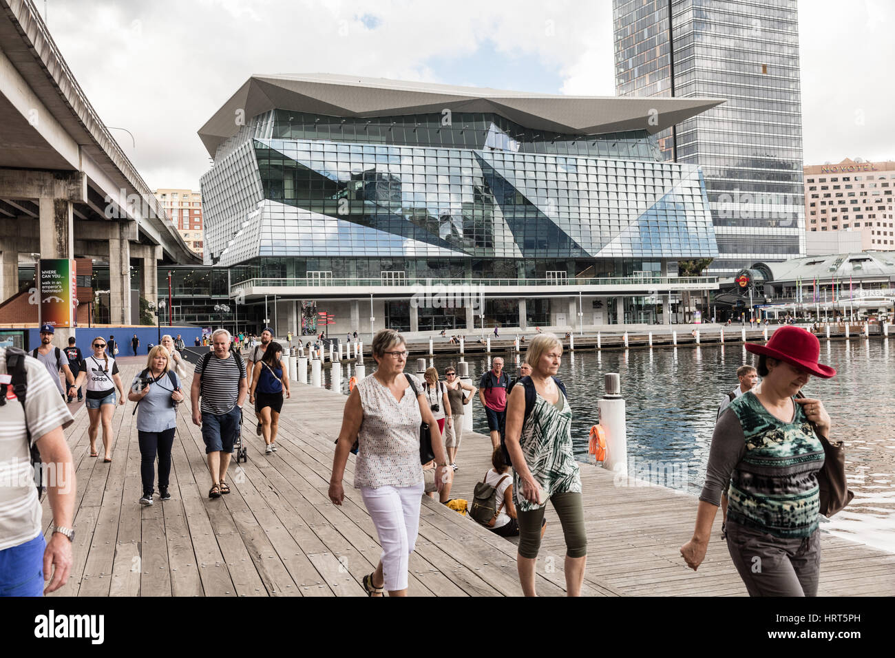 Das neue internationale Kongresszentrum in Darling Harbour, Sydney Stockfoto