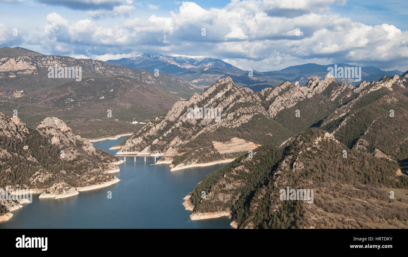 Die Lord-Tal in Lleida, Katalonien, Spanien. Stockfoto