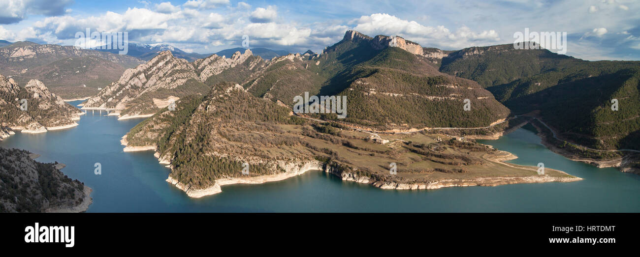 Llosa del Cavall Reservoir, Lleida Provinz, Katalonien, Spanien. Stockfoto