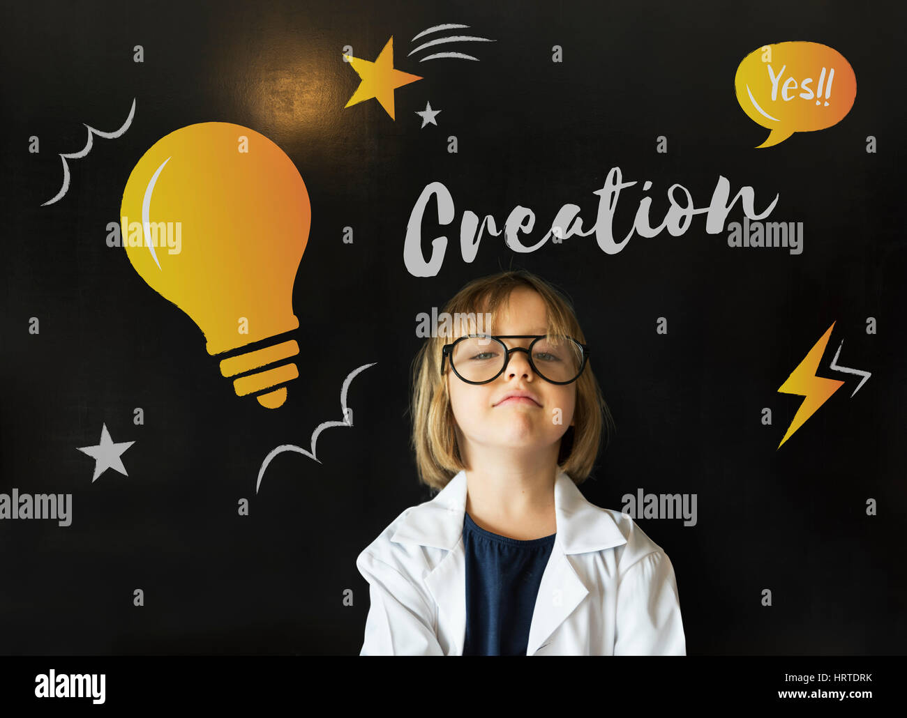 Kreative Ideen Inspiration Brainstorming-Konzept Stockfoto