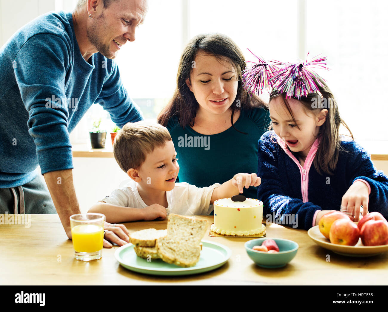 Familie Menschen Gefühle Ausdruck Hintergrund Stockfoto