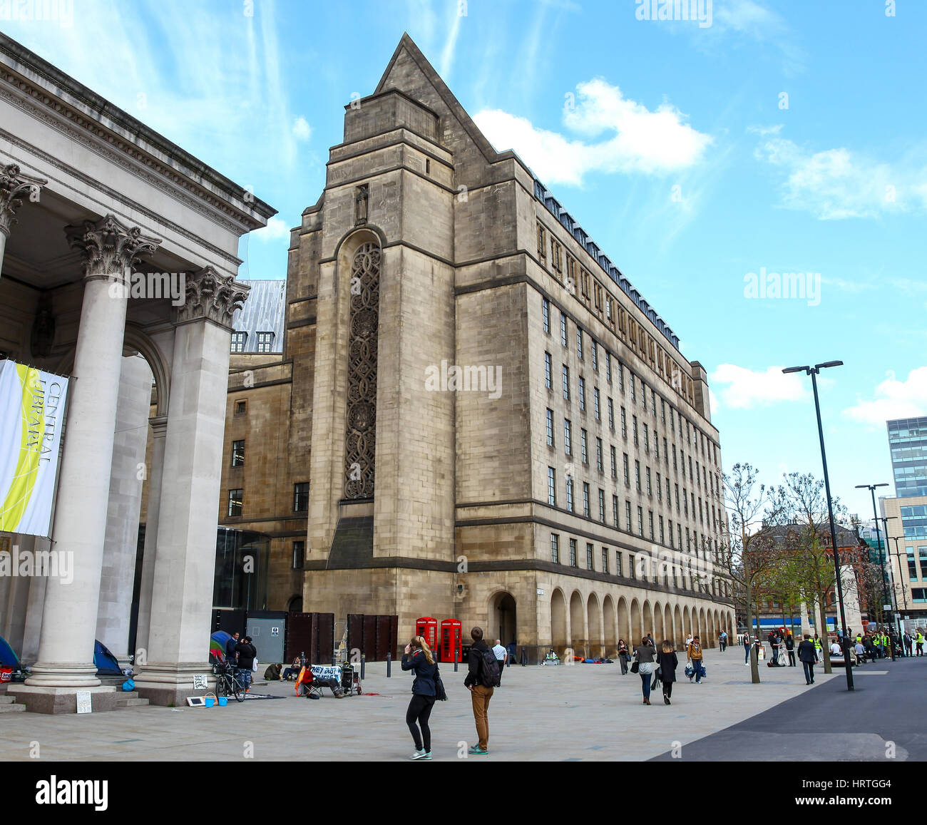 Stadtzentrum von Manchester Town Hall Erweiterung Manchester Manchester England UK Stockfoto