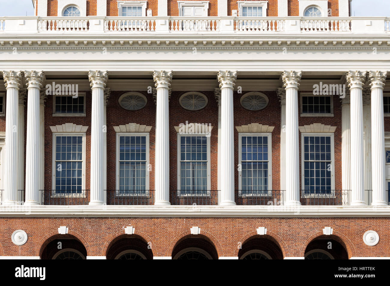 Nahaufnahme der Massachusetts State House Stockfoto