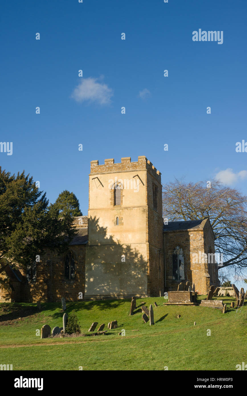 St Michaels Kirche, Barford St. Michael, Oxfordshire, England, Vereinigtes Königreich Stockfoto
