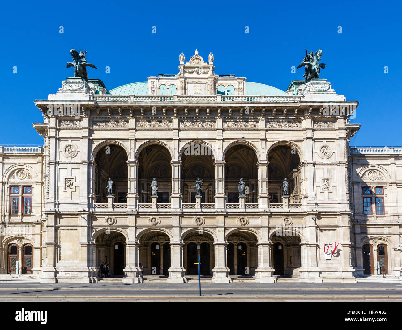 Die Wiener Staatsoper, Wien, Österreich Stockfoto