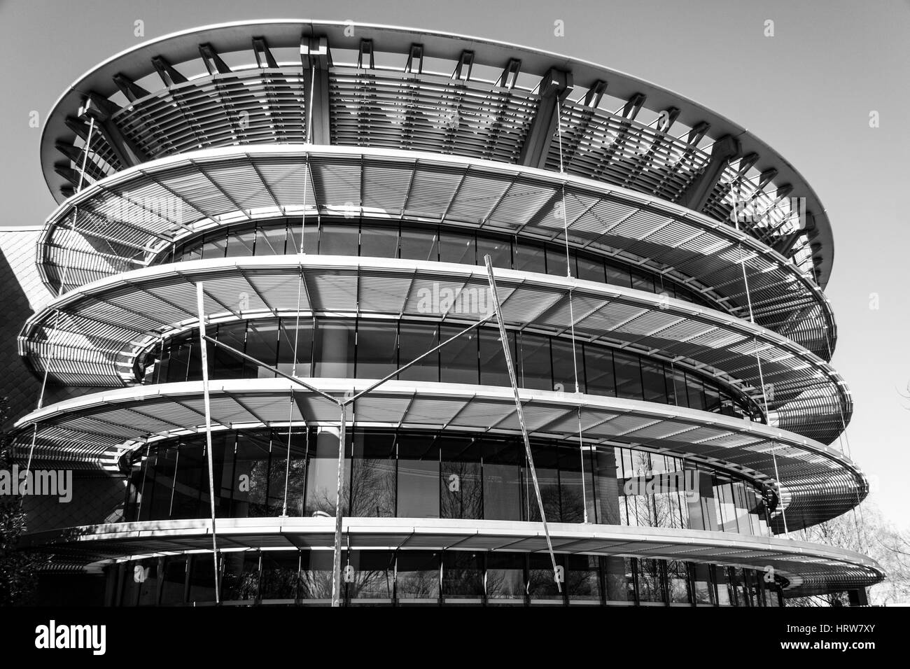 Indianapolis - ca. März 2017: Exterieur des Indianapolis Museum of Art. IMA ist das achte und neunte ältesten größte Kunstmuseum in den Vereinigten Staaten ich Stockfoto