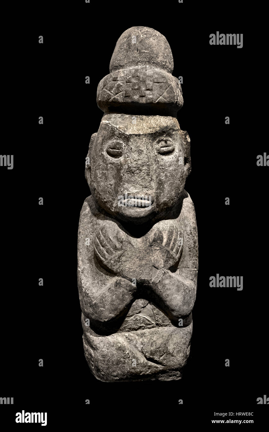 Guatemala, Cotzumalhuapa, Kultur, 37 n. Chr., spätklassische, 600-1000 n. Chr., Stein, Basalt, der Mayas, Maya, Maya, mesoamerikanischen, Pre Columbian, Zivilisation, Mittelamerika, 2600 v. Chr.-1500, AD, American, Stockfoto