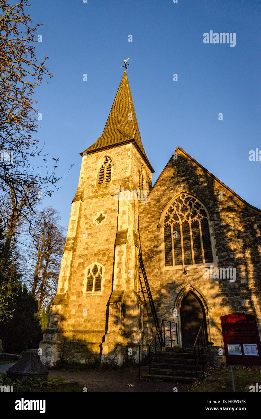 St. James Church, North Cray, Foots Cray Wiesen, Bexley, Kent Stockfoto