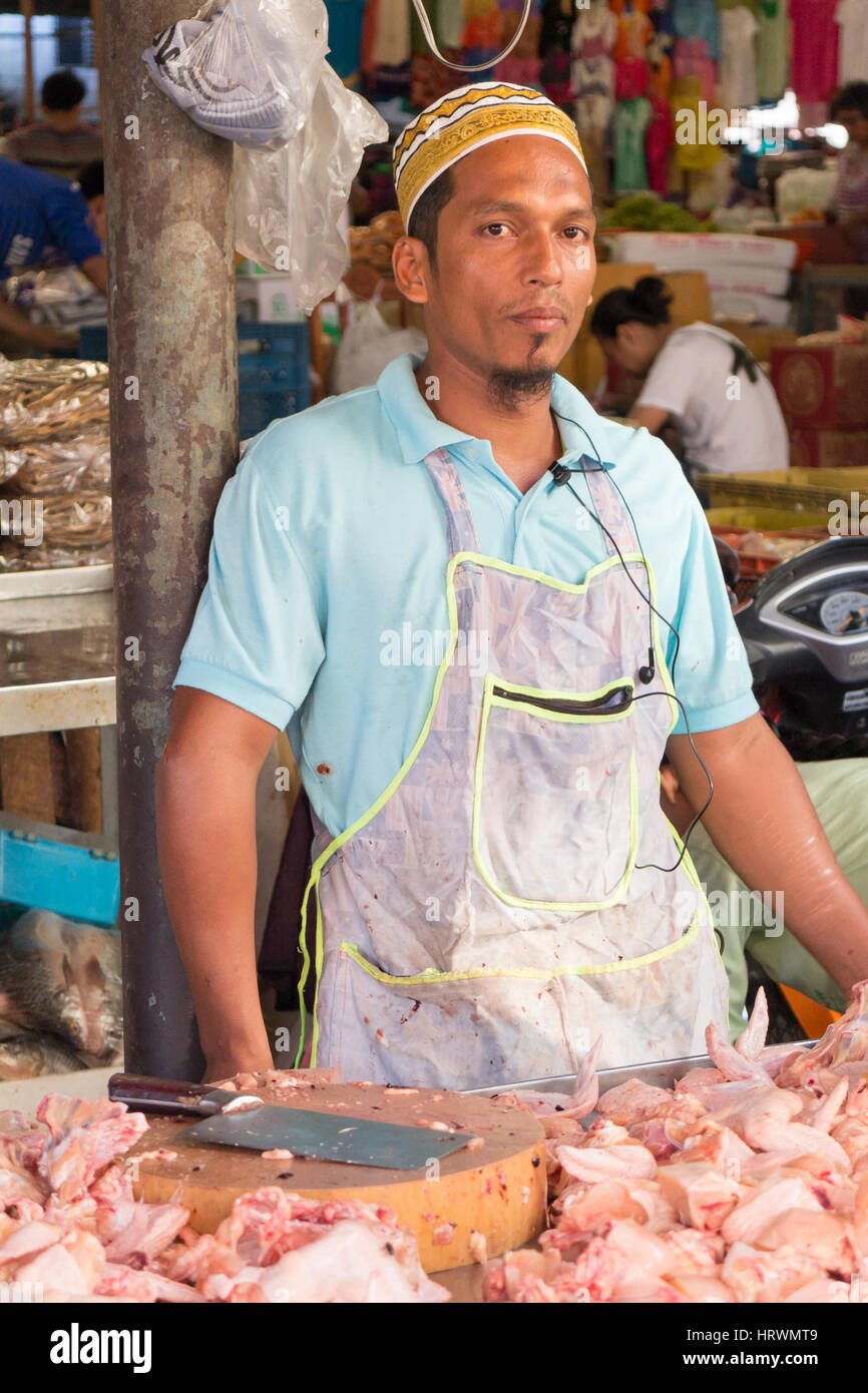 Marktstände in Mae Sot, Thailand Stockfoto