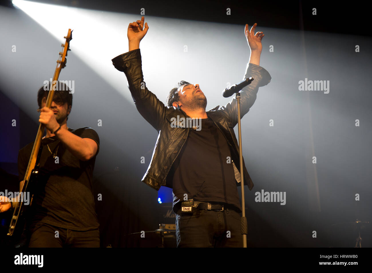 Wrexham, UK. 3. März 2017. Pistole treten bei William Aston Hall, Wrexham, UK. Kredit Ceridwen Hughes/Alamy Live-Nachrichten Stockfoto