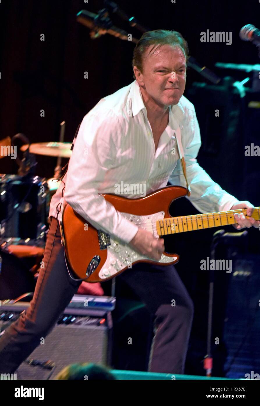 New York, NY, USA. 4. März 2017. David Cassidy in Anwesenheit für David Cassidy in Konzert, b.b. King Blues Club und Grill, New York, NY 4. März 2017. Bildnachweis: Derek Sturm/Everett Collection/Alamy Live-Nachrichten Stockfoto