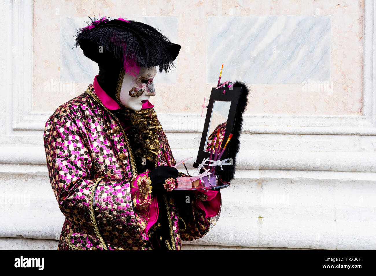 Karneval von Venedig, Carnevale di Venezia, Maskerade Stockfoto