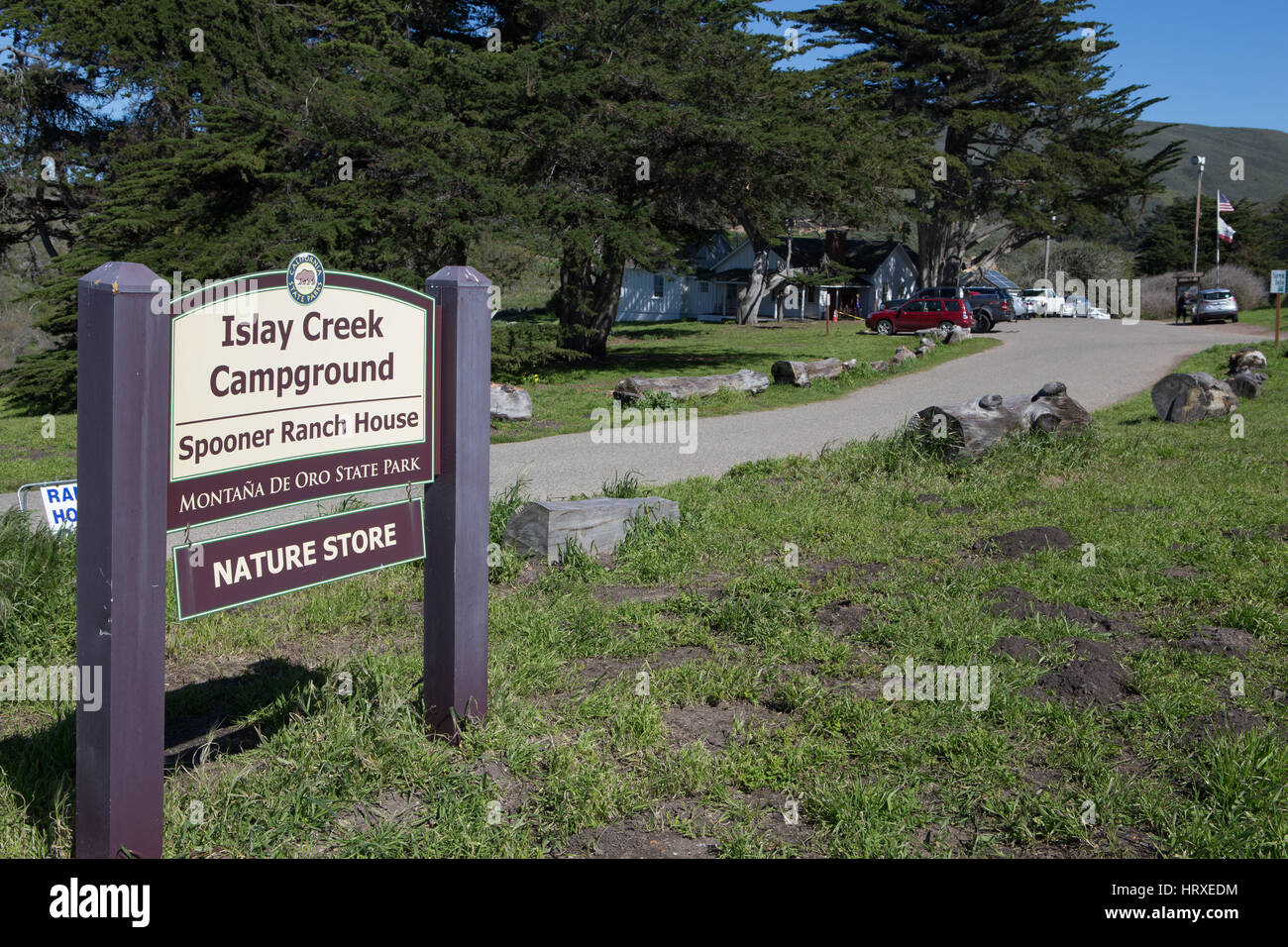 Islay Creek Campingplatz im Montana de Oro State Park auf der zentralen Küste von Kalifornien USA Stockfoto