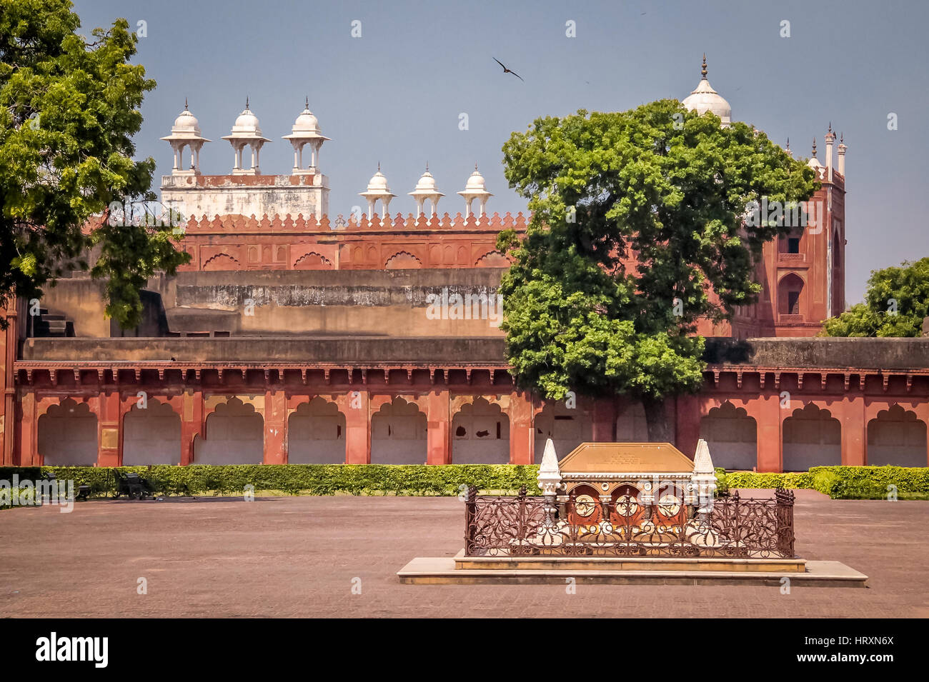 Grab in Agra Fort - Agra, Indien Stockfoto