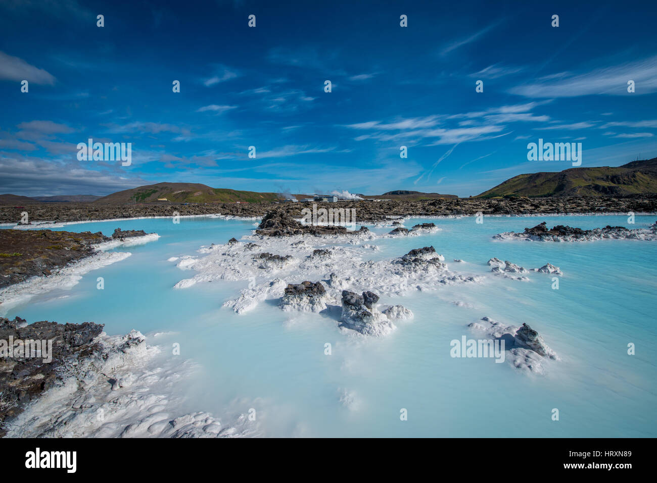 Blaue Lagune Island Stockfoto