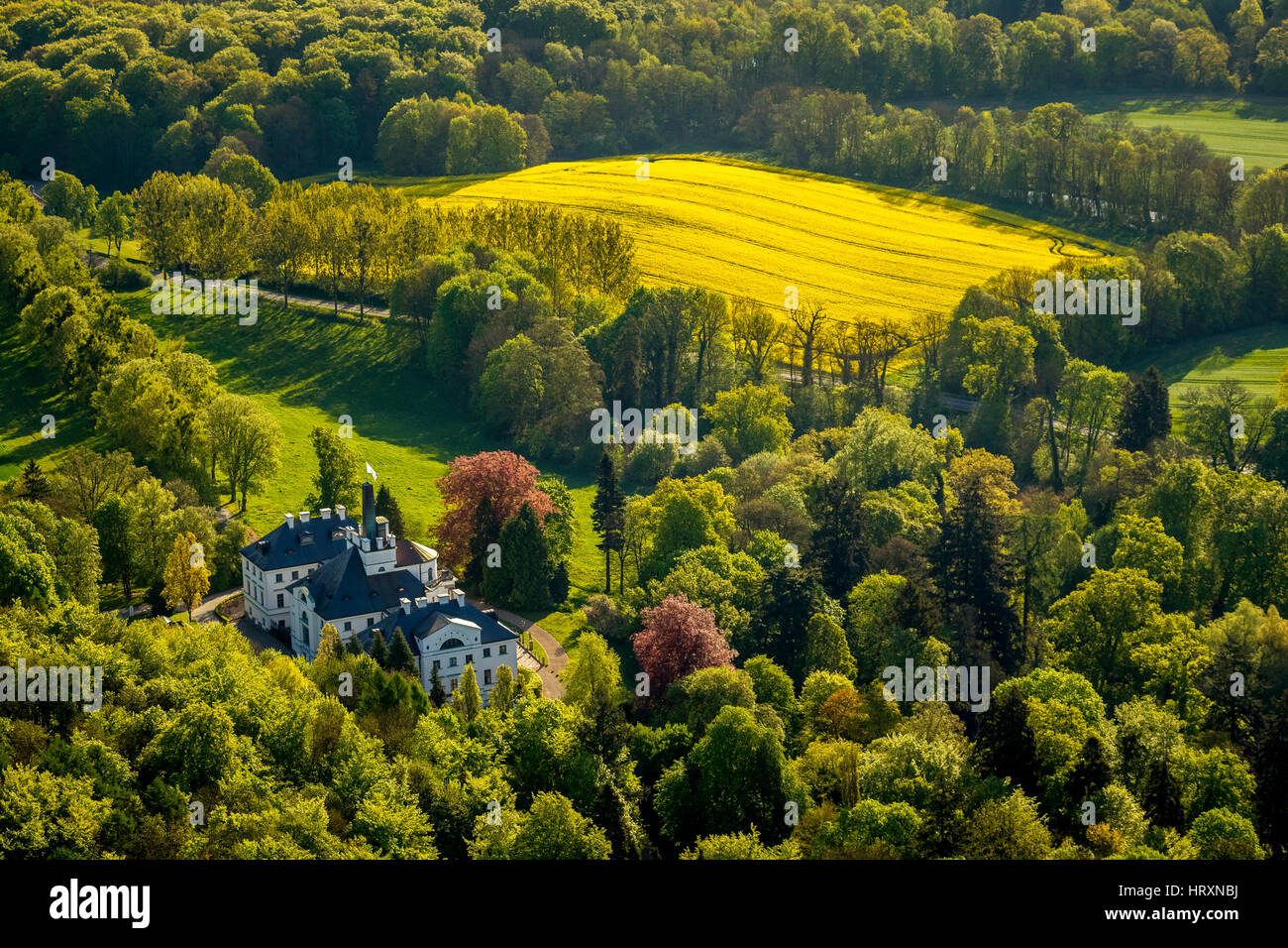 Schloss Hotel Burg Schlitz, Hohen Demzin, Mecklenburgische Seenplatte, Mecklenburgische Seenplatte, Mecklenburg-Vorpommern, Deutschland Stockfoto