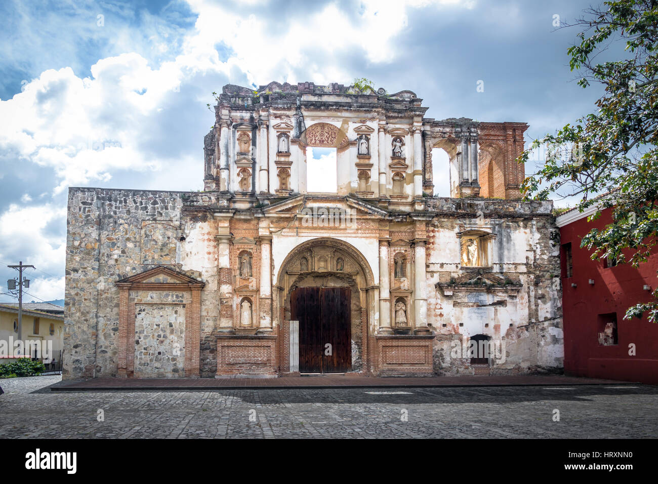 La Compania de Jesus - Antigua, Guatemala Stockfoto