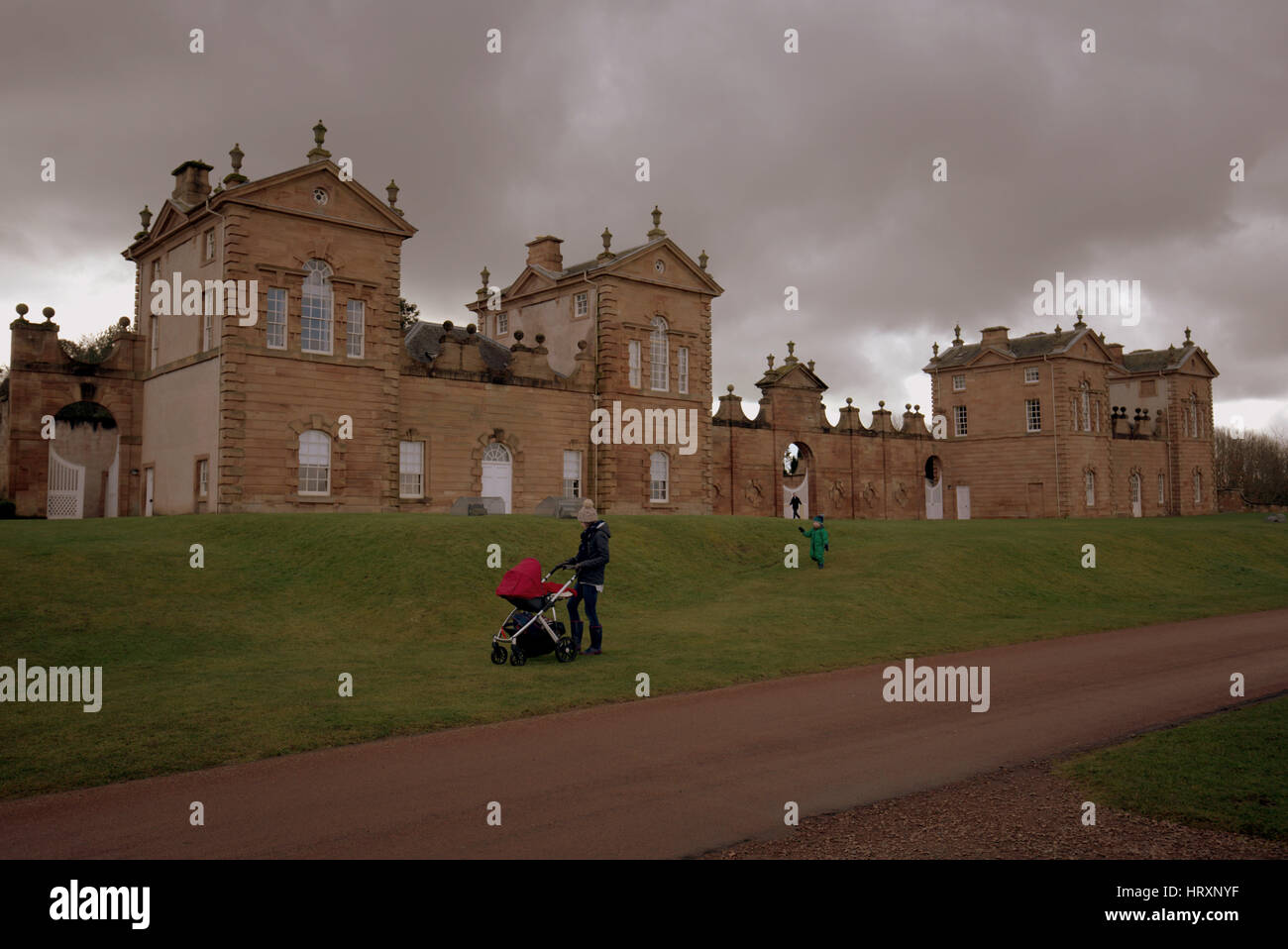 Chatelherault Country Park ist ein Landschaftspark in Hamilton, South Lanarkshire, Schottland, Stockfoto