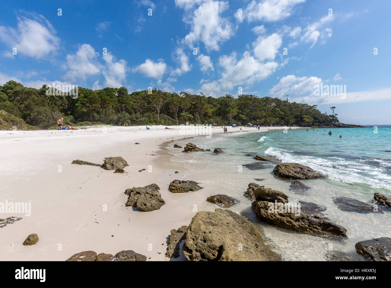 Greenfield-Strand in Jervis Bay an der südlichen Küste von New South Wales, Australien Stockfoto
