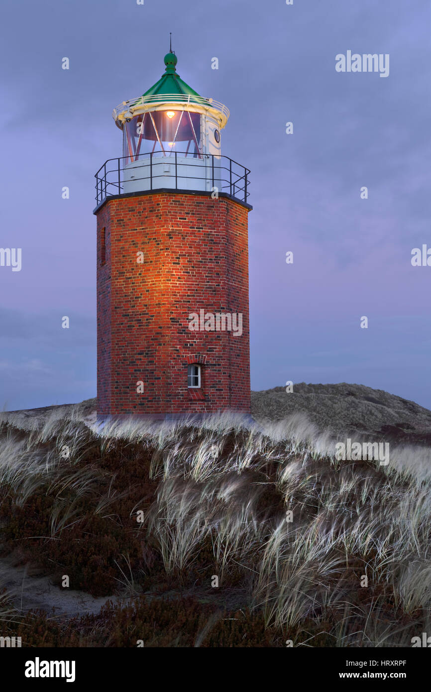 Alter Leuchtturm, Kampen, Sylt, Norden Frisia, Schleswig-Holstein, Deutschland, Europa Stockfoto